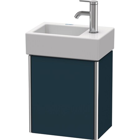 Duravit Xsquare Wall-Mounted Vanity Unit Night Blue Satin Matt XS4099L9898